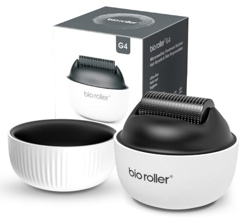 0,5 MM Dermaroller für Haare, Professionelles Microneedling mit 1200 echten Titan, Microneedling Roller für Haare, Gesicht, Körper, Kopfhaut und Bart, gegen Haarausfall und Geheimratsecken