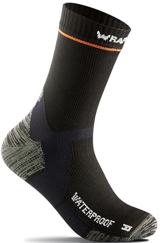 Calzini impermeabili per uomo e donna, invernali, caldi, spessi, impermeabili, traspiranti, con cuscino in lana merino, extra caldi, comodi per il freddo e l'umidità, ideali per corsa, escursionismo,