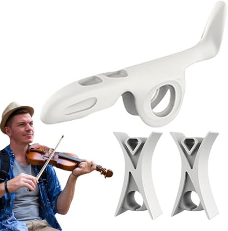 Bratschenbogen-Lehrmittel, Violinbogenhalter, tragbares Violin-Lehrmittel, Violinbogen-Griffpartner, wiederverwendbarer Korrektor für Violinanfänger, E