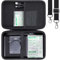 Khanka für Fujifilm Instax Wide EVO EX D 2-in-1 Sofortbildkamera und Drucker Hartschalen-Reiseetui mit Schultergurt, Schwarz (nur Etui)