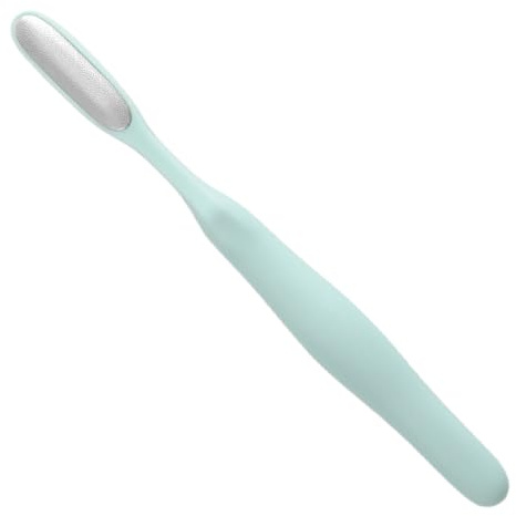 Foot File Callus Remover - Long Handle Foot Scrubber | Sided Pedicure Tool with Toe Cleaning Brush | Effective Callus Remover for Dead Skin Cracked Heels | Foots Care Tool for Smooth Healthy Feet