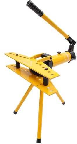 10 ton manuell hydraulisk rörbock med 6 matriser set – handmanövrerad rörböjare för stål, järn och VVS-rör