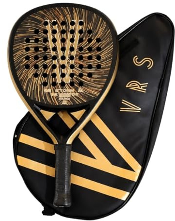 VIRUS Storm | Pala de Pádel Carbono 3K | Control y Potencia | Nivel Intermedio-Avanzado | Punto Dulce Ampliado | Funda Térmica