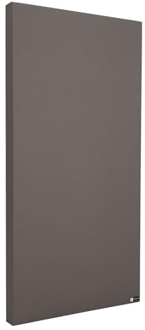 Bluetone Acoustics Wall Panel Pro - professionell ljudabsorbent - akustikpaneler för att förbättra rumsakustiken – akustiska paneler (100x50x5cm, Grå)