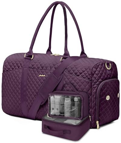 Sac de voyage pour femme, 92-Violet- 3 pièces, Large, Sacs polochons de voyage