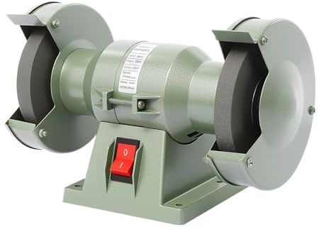 Czyurachel Mini Bandschleifer, Doppelschleifer 250 W 220 V, Ø 12.5 cm Schleifscheibe