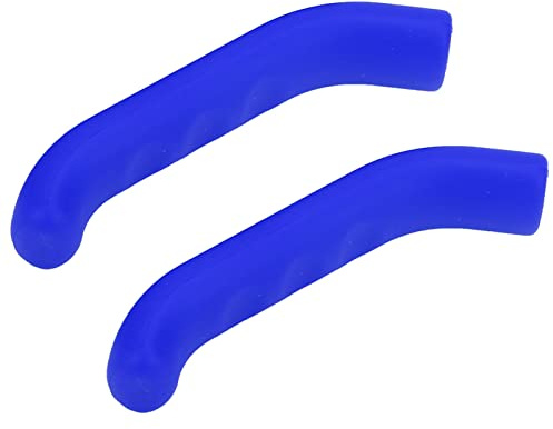 Keenso Cubierta Protectora De Palanca De Freno Manijas De Silicona De Bicicleta Anti-Slip Impermeable Protector Accesorio 5 Colores (Azul)