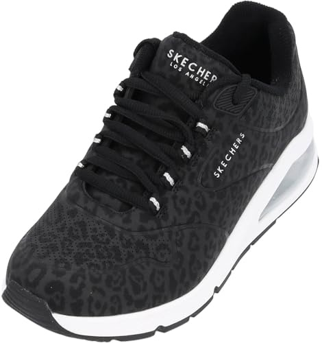 Skechers Damen UNO 5.1 cm-Kat-Neato Sneaker, Schwarz 01, 38 EU