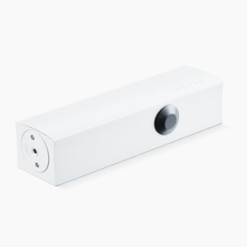 Geze Türschließer TS 4000 EN 2-6 in Weiß ohne Gestänge für einflügelige Türen bis 1400 mm Flügelbreite, Grundkörper für Gestängetürschließer EN 1-6 - 28,7x4,6x6cm