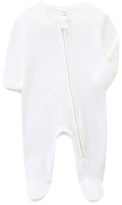 KIDDLETOWN Baby Boy Girl Clothes Baby Grows Cotton Clothing 3-6 Months | Newborn Clothes Romper Long Sleeve, Bodysuits Double Zipper Baby Outfits Set, Baby Boy Girl Gifts Newborn Sleepsuit Baby Grow