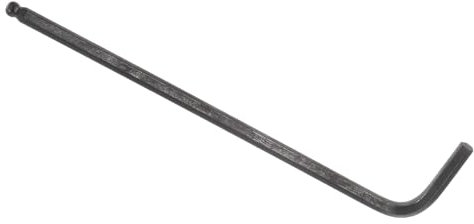 CoCud L-Handle Ball End Hex Key Wrench, 1/8 SAE 101mm Length, CR-V L-Shape Hexagon Head Wrenches Spanner Black - (Applications: for Home Repair and Mechanical Maintenance), 1-Piece