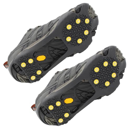Lifeswonderful - Snow Cleats for Shoes - Studded Crampon Ice Spikes for Boots - Ideal for Improved Safety & Grip in Winter (XL - Size 44-47 EU (9.5-12 UK)