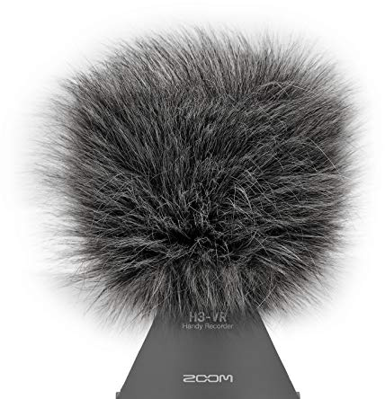 Gutmann bonnette Anti-Vent Protection Contre de Bruit Le Vent pour Zoom H3-VR Premium Edition Grey avec Doublure intérieur