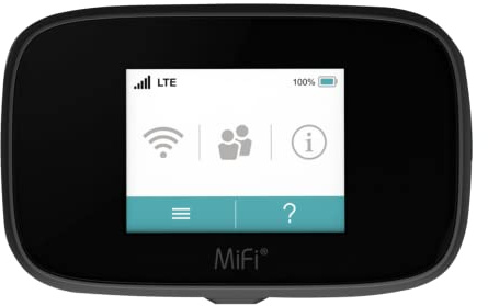 EVDO-LINK Bundle for Inseego 4G LTE MIFIÂź 7000L Global LTE Mobile Hotspot with Case and Extra Battery for All Day Battery
