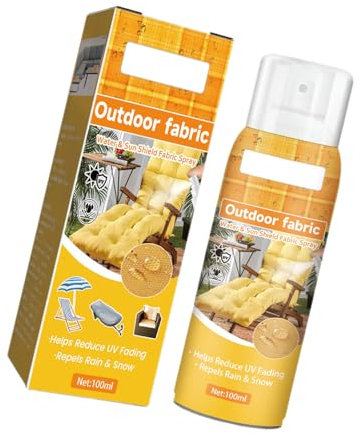 SANRLO Spray impermeabilizzante e rinfrescante, 100 ml, per tessuti esterni, mantiene fresco impermeabilizzazione e protezione solare