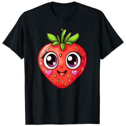 Adorable tête de fraise Kawaii T-Shirt
