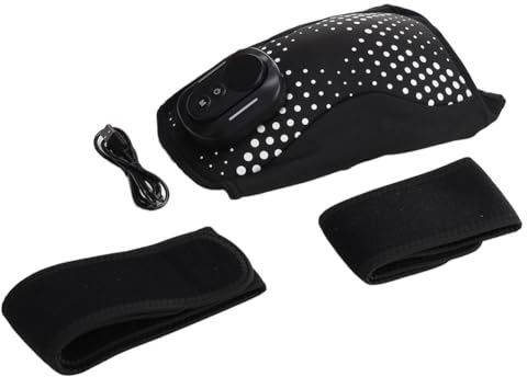 Hndhbfgrt Almohadilla de Masaje Térmica Recargable para Hombros, Masajeador con Control Remoto, Compresa Térmica, Dispositivo para Aliviar el Dolor de Hombros