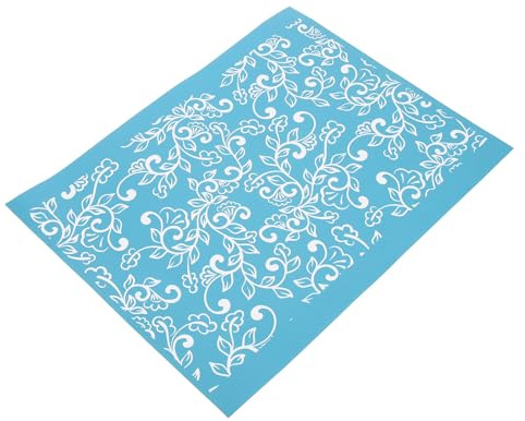 MAGICLULU Pochoir à Écran en Maille Adhésif, Lavable et Résistant, Modèle Délicat en Tissu pour Sérigraphie DIY et Dessins Créatifs pour Garçon et Filles