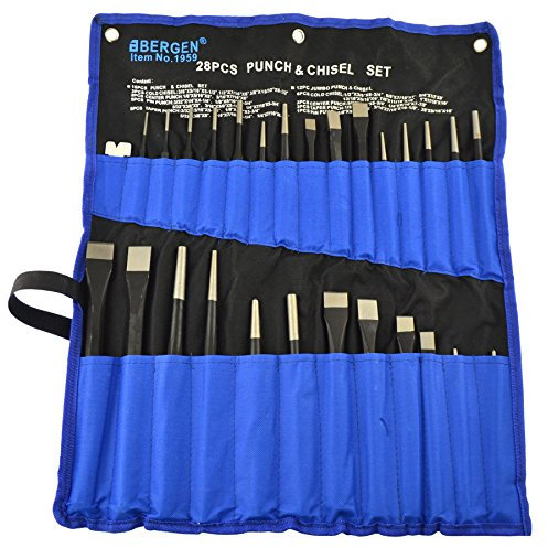 Poinçon et d'un burin set/roulements/pin/centre/ciseau à froid 28PC138 à Bergen