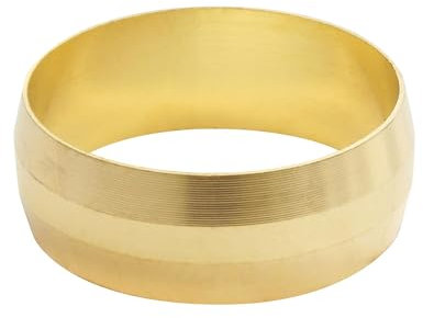 SOMATHERM FOR YOU, Bagues en laiton Ø14 pour raccords à compression - Sachet de 5 pièces - Idéal pour plomberie, réseaux d'eau sanitaire et chauffage - Raccords durables