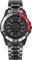 EUTOUR Uhren Herren Herrenuhr Magnet Uhr kein Glas Kugellager Quarz Armbanduhr für Männer mit Edelstahl Armbandd Schwarz-40mm