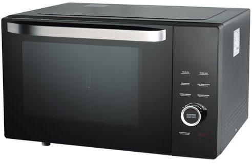 Smad 34L Combination Microwave Oven with Grill and Convection | 1000W Microwave, 2400W Grill, 2400W Oven | Home Fry, ECO Function, Steam Clean, Deodorization, 10 Auto Menus