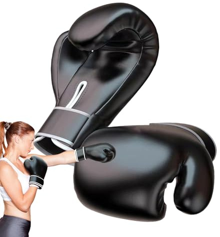 Guantes de Boxeo - Equipo de entrenamiento de 10 oz para un agarre mejorado, confort transpirable con resistencia, guantes de fitness para hombres y mujeres artes marciales deportes de gimnasio