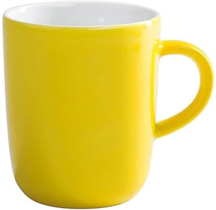 KAHLA 575335A69371C Pronto Colore Becher 0,35 l sunny yellow|gelber Becher mit Henkel aus Porzellan