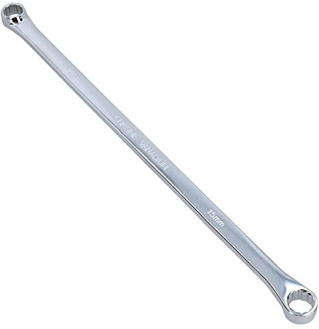 14mm + 15mm Metric Double Ended Ring Spanner Aviation Wrench 12 Sided