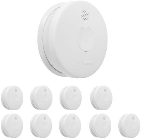 SIEMENS - Lot de 10 détecteurs de fumée 5TC1292-6 NF Autonomie 5 Ans/Garantie 3 Ans
