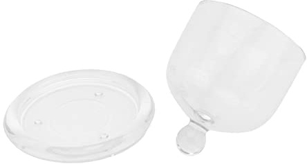 GLEAVI Creative Bell-shaped Glass Cake Cover Dome, Food Display Cover, Dustproof Dessert Protection for Home Kitchen and Beauty Table Decor