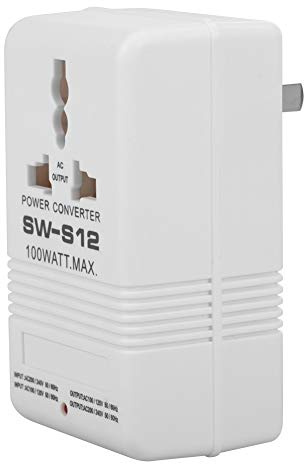 YWBL-WH Spänningsomvandlare Adapter Hub och Ned Inverter Transformator 100W /120V till /240V