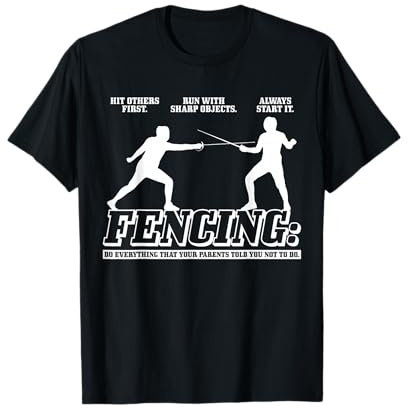 Divertido esgrima esgrima regalo Camiseta