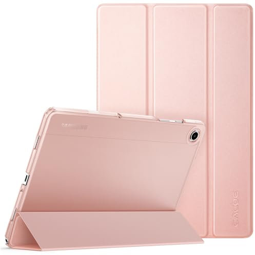 CACOE Funda Compatible con Samsung Galaxy Tab A9+ / A9 Plus 11 Pulgadas 2023-SM-X210/X216/X218, Cubierta Trasera Mate Translúcida Ultrafina (Oro Rosa)