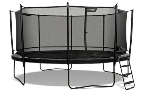 North Trampoline Legend Oval 420 + Sicherheitsnetz & Leiter - 420 x 290 cm
