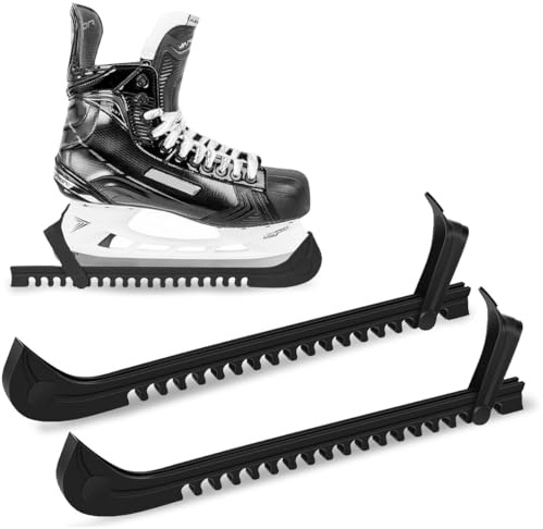 GTJEOI 1 Paire Protège Lame Patin a Glace, Protecteurs de Patins Réglables pour Adultes et Enfants, Protège Patins de Hockey pour Patins à Glace et Patinage Artistique