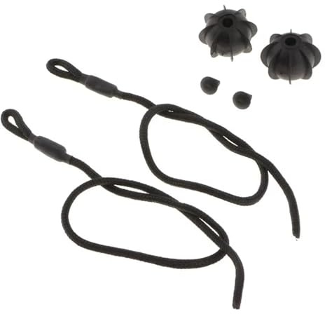 Rope Compatible with VW for Rabbit 2006 2007 2008 2009 2 Sets Interior Rear Parcel Shelf String Cover Strap Cord OEM：1K6863447A