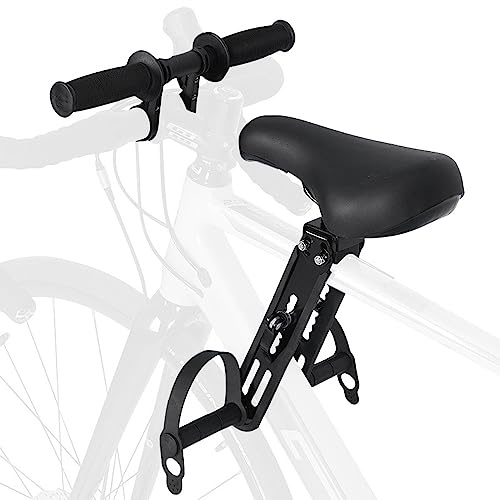 Mineup Asiento Bicicleta Niño Delantera, Asiento Infantil de Ciclismo Ajustable con Manillar, Silla Bicicleta niño para Niños Delantero para Adultos para Niños de 2 a 6 Años, hasta 48 Libras