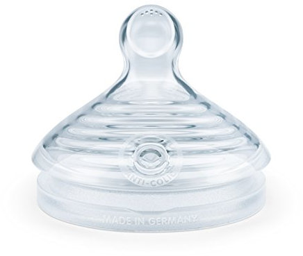 NUK Nature Sense Trinksauger, brustähnlicher Silikon-Sauger, BPA-frei, 2 Stück