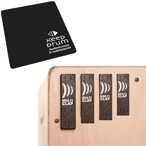 Schlagwerk MC40 Multiclap 4er Set Cajon Add On + keepdrum Sitzpad