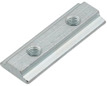 Nutenstein für Airlineschienen Stahl verzinkt M6 Ladungssicherung Fitting 2xM6