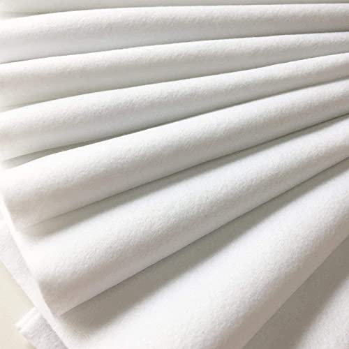 Qililandiy Bastelfilz 1.4mm dicker Filz Weich Filzstoff Filzplatten 91x182cm Vliesstoffquadrate für Basteln Patchwork Nähen DIY Kostüme