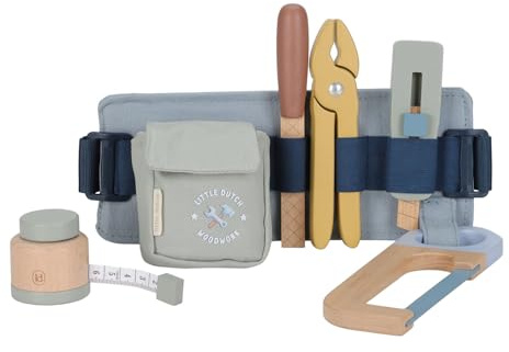Little Dutch 2543 cintura attrezzi per bambini in legno - blu