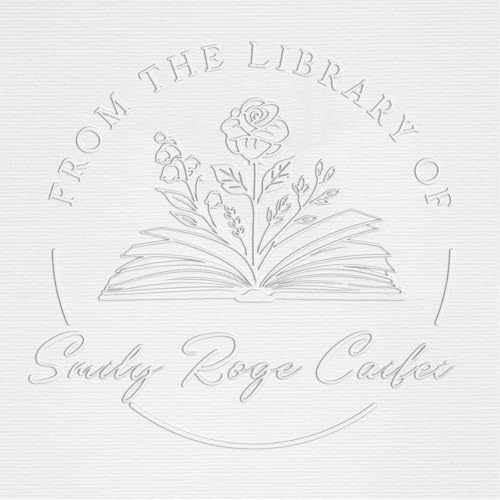 Book Embosser Personalised,Personalised Stamp | Customize Your Logo, Name, Text, Or Photo for Library Readers, Collectors, Library and Wedding Invitation Designs,Metal