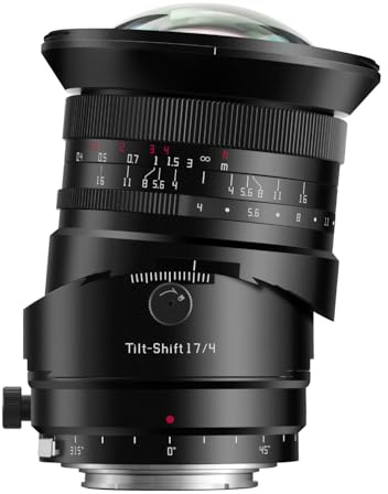 TTARTISAN Tilt-Shift - Obiettivo F4 da 17 mm, per fotocamere a L, ultra grandangolare con messa a fuoco manuale, ± 8 mm, apertura a 10 diaframmi, ideale per fotografia immobiliare e prodotti