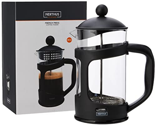NERTHUS FIH 320 Französische Kaffee-Bereiter 800 ml Schwarz