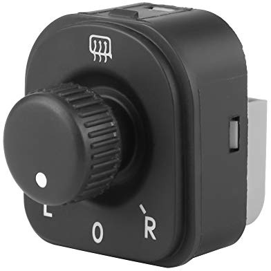 Aramox Interruttore Specchietto Laterale, Manopola di Controllo dello Specchietto Laterale, Pulsante Manopola Specchietto Laterale, Compatibile con V 1K1 2003-2009, III 1K2 2005-2010