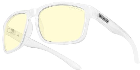 Gunnar Gaming and Computer Eyewear - Intercept, Frame Colour: Latte/Fade, Lens Tint: Amber (Blocks 65% Blue Light & 100% UV Light) - Blue Light Blocking Glasses - Patented lens