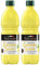Tuscanini 100% Sicilian Lemon Juice, Not from Concentrate, 500ml (Pack of 2) No Water Added | Convenient Size - Fits Nicely in Refrigerator | Product of Italy | Certified Kosher (Including Passover)