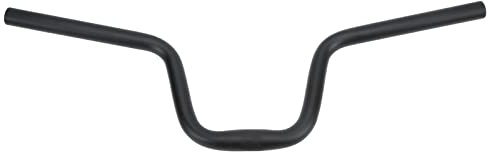 LP Litepro Manillar de Piñón Fijo, Manillar de Crucero Elevador de Bicicleta Manillar de Bicicleta de Carretera de Aleación de Aluminio Negro(Elevación 160 mm / 6,3 pulg.)